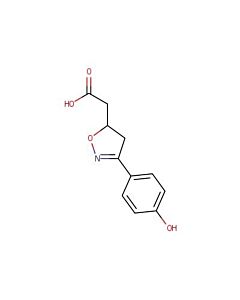 Astatech 2-(3-(4-HYDROXYPHENYL)-4,5-DIHYDROISOXAZOL-5-YL)ACETIC ACID; 0.25G; Purity 95%; MDL-MFCD27983002